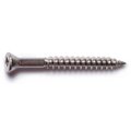 Buildright Deck Screw, #7 x 1-5/8 in, 18-8 Stainless Steel, Trim Head, Square Drive, 219 PK 09149